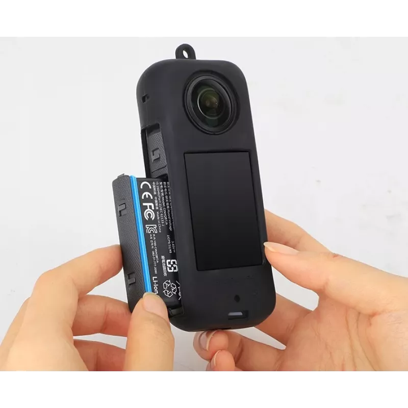 SUNNYLIFE siliconen beschermhoes voor Insta360 X3 - zwart