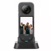 SUNNYLIFE mini-statief / handgreep voor Insta360 X3 - zwart