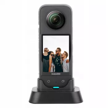 SUNNYLIFE mini-statief / handgreep voor Insta360 X3 - zwart