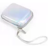 LOVEINSTANT Sparkle Silver PU-lederen case voor Fujifilm Instax Mini Evo / Mini Liplay / Mini Link
