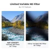 KF X-Fader variabele ND-filter 46mm ND8-ND128 grijs