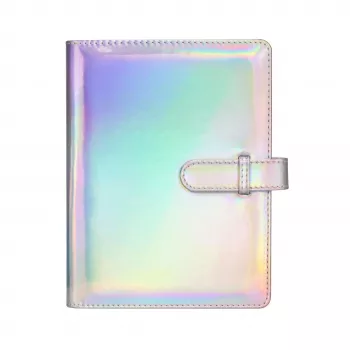 LOVEINSTANT fotoalbum 256 foto's voor Fujifilm Instax Mini 40 12 11 9 8 7 Evo Liplay Link / zilver glitter