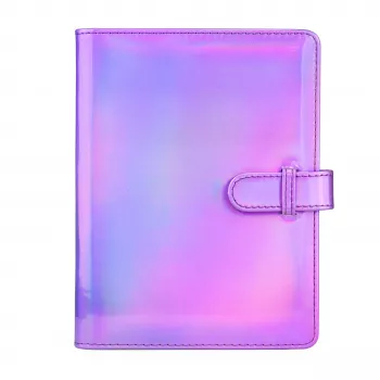 LOVEINSTANT fotoalbum 128 foto's voor Fujifilm Instax Mini 40 12 11 9 8 7 Evo Liplay Link, lila glitter