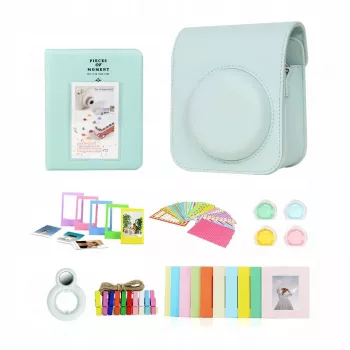 LOVEINSTANT 8-in-1 accessoireset voor Fujifilm Instax Mini 12, mintgroen