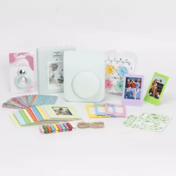 LOVEINSTANT 8-in-1 accessoireset voor Fujifilm Instax Mini 12, mintgroen