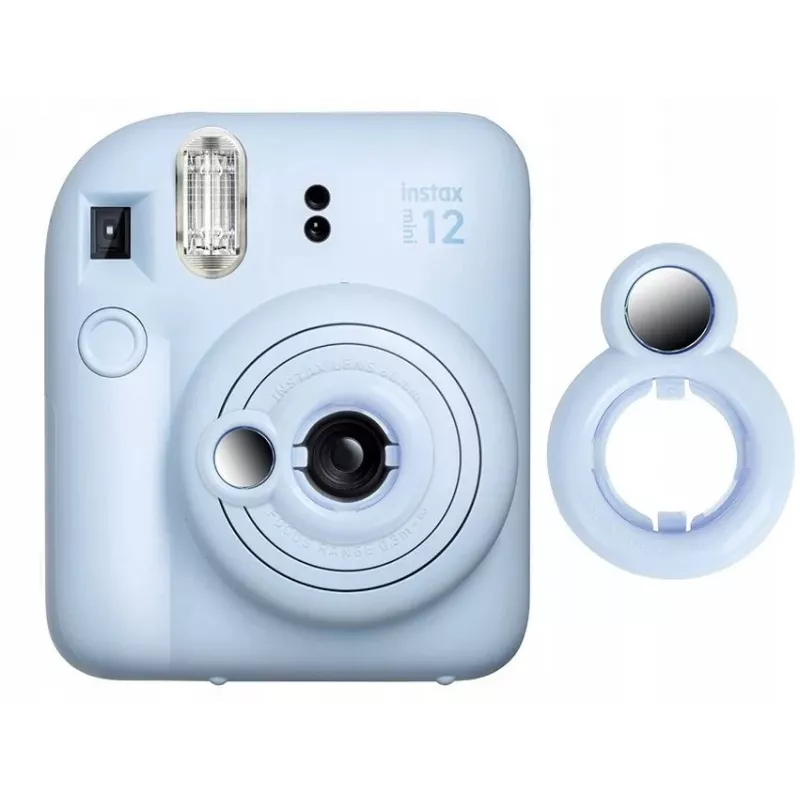 LoveInstant spiegelopzetstuk voor Fuji Fujifilm Instax Mini 12 blauw