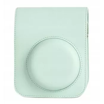 LOVEINSTANT hoesje en fotoalbum set voor Fujifilm Instax Mini 12 - groen (108 foto's)