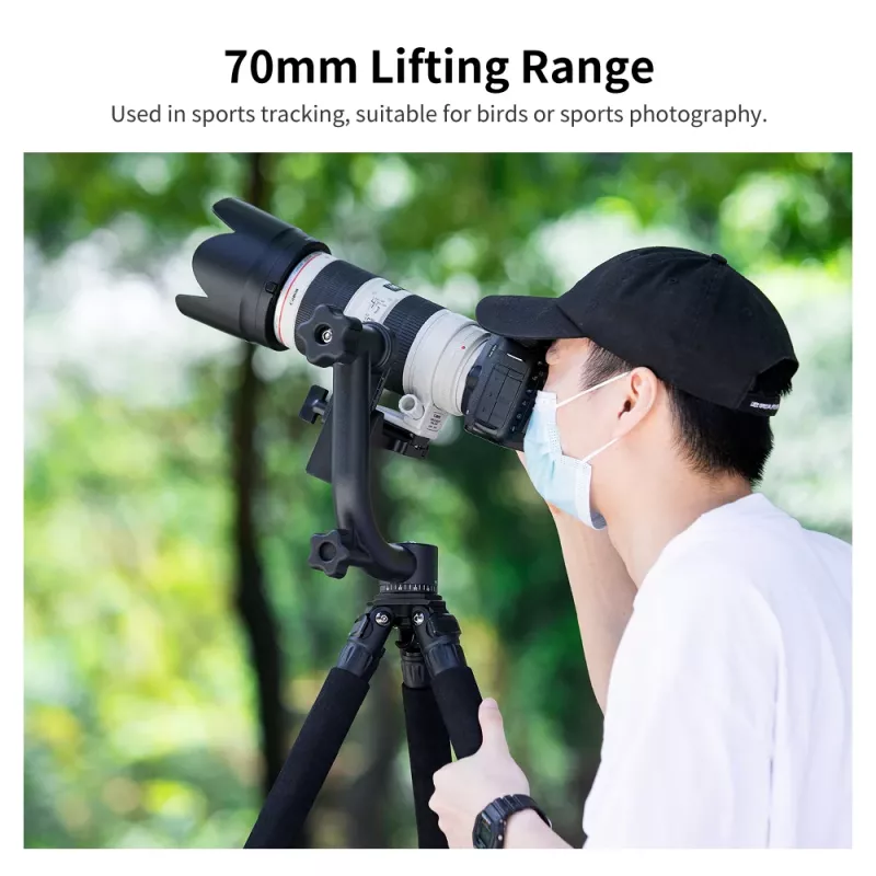 K&F Concept Pro gimbal panoramakop 20kg 1/4 3/8 KF31.033