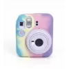 LOVEINSTANT siliconen hoesje voor Fujifilm Instax Mini 12 - regenboog