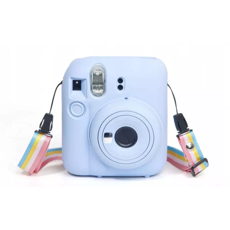 LOVEINSTANT siliconen hoesje voor Fujifilm Instax Mini 12 - blauw