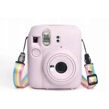 LOVEINSTANT siliconen hoesje voor Fujifilm Instax Mini 12 - roze