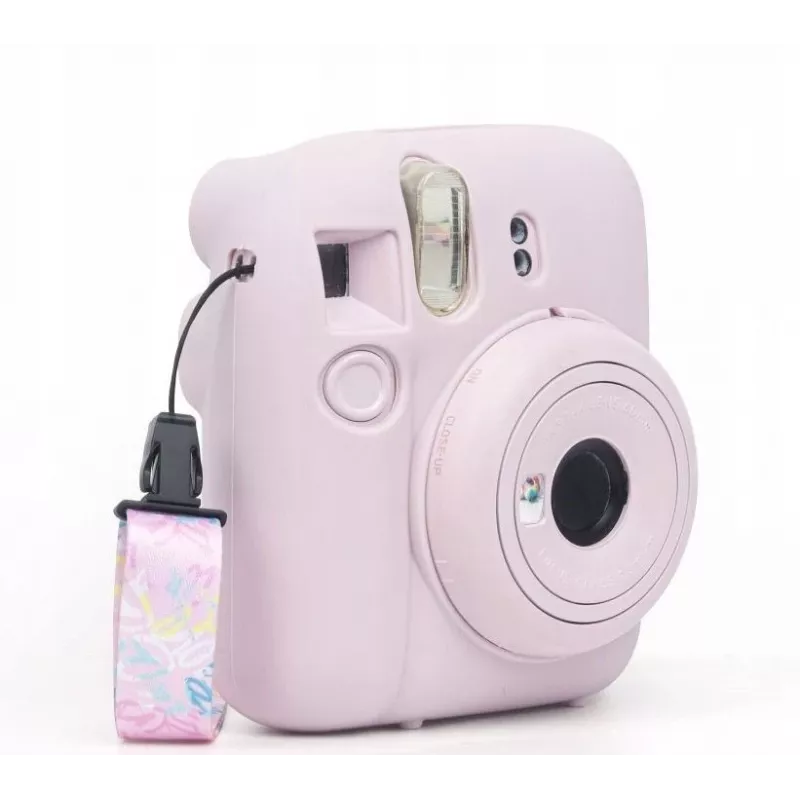 LOVEINSTANT siliconen hoesje voor Fujifilm Instax Mini 12 - roze