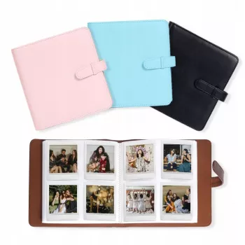 LOVEINSTANT fotoalbum 288 foto's voor Fujifilm Instax Square SQ1 / SQ6 / SQ10 / SQ20 / Square Link / Share SP-3, zwart