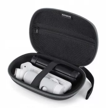SUNNYLIFE hoesje harde schaal koffer voor smartphone-gimbal – compatibel met Insta360 Flow, DJI Osmo Mobile 6/5/4/SE/3/2, Zhiyun, Feiyu – zwarte EVA-hoes