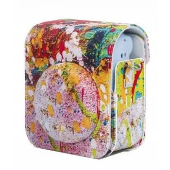 LOVEINSTANT hoesje etui voor Fujifilm Instax Mini 12, Colorful Spots