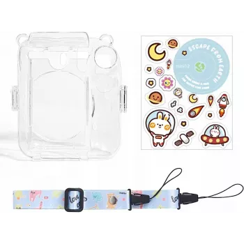 LOVEINSTANT Case voor Fujifilm Instax Mini 12 + sticker / Escape from Earth