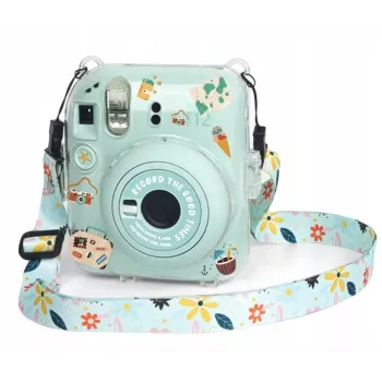 LOVEINSTANT Case voor Fujifilm Instax Mini 12 met stickers / Holiday Time