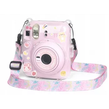 LOVEINSTANT hoesje voor Fujifilm Instax Mini 12 met stickers - Yogurt Rabbit