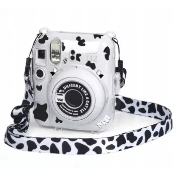LOVEINSTANT Case voor Fujifilm Instax Mini 12 met stickers - koepatroon