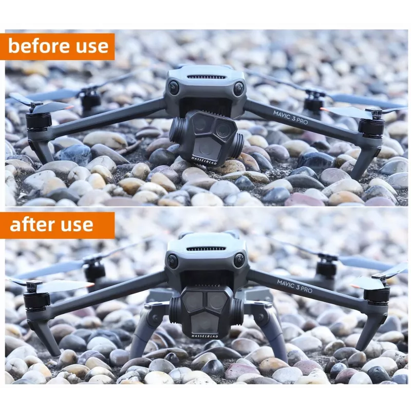 SUNNYLIFE landingsgestel-verlengers voor DJI Mavic 3 Pro - grijs (4-pack)