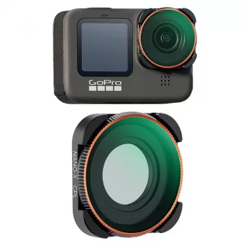 KF circulaire polarisatiefilter CPL MC-filter voor GoPro Hero 12/11/10/9 zwart KF01.2336