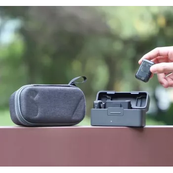 SUNNYLIFE beschermende harde case voor DJI Mic 2 / Mic 1 - EVA-schaal, zwart