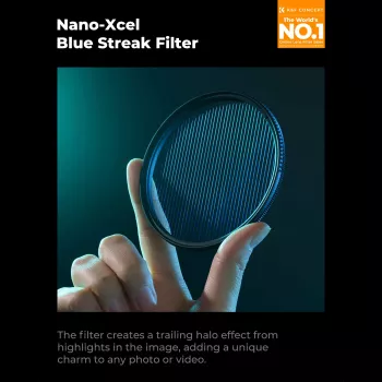 K&F Concept Nano-X Blue Streak anamorf effectfilter 49mm