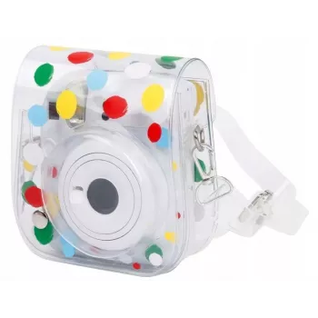 LOVEINSTANT hoesje pouch voor Fujifilm Instax Mini 12 - Colorful Dots