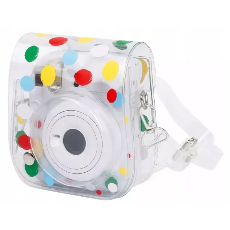 LOVEINSTANT hoesje pouch voor Fujifilm Instax Mini 12 - Colorful Dots