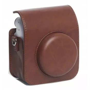 LOVEINSTANT beschermhoes schoudertas voor Fujifilm Instax Mini 12 - bruin