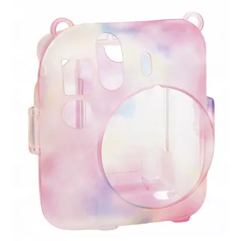 LOVEINSTANT beschermhoes voor Fujifilm Instax Mini 12 met fototas, donker meerkleurig