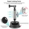 PULUZ zuignaphouder voor camera, smartphone, 1/4 inch schroefdraad, zwart