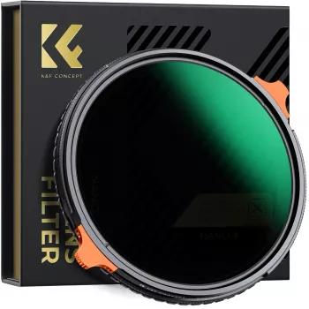 K&F Concept hybride filter 2-in-1 58mm CPL polarisator + variabel ND4-ND64 grijsfilter KF01.1913