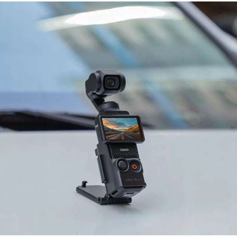SUNNYLIFE magnetische houder voor DJI Osmo Pocket 3 - verticaal & horizontaal - zwart
