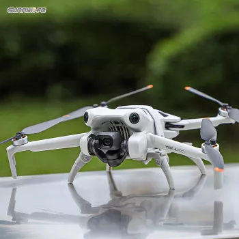 SUNNYLIFE landingsgestelverlengingen voor DJI Mini 4 Pro - hoogteverhoging 30 mm, snelkoppeling om op te klikken, antislip pads (grijs) N4P-LG700