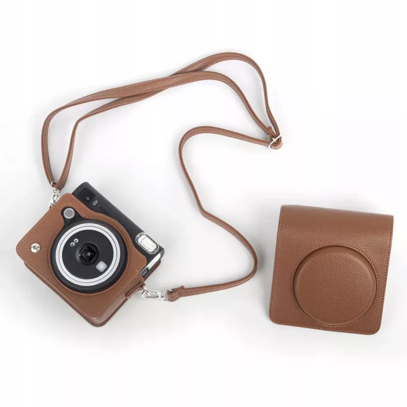 LOVEINSTANT beschermhoes voor Fujifilm Instax Square SQ40 - bruin