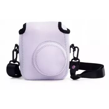 LOVEINSTANT zachte neopreen beschermhoes voor Fujifilm Instax Mini 12 - paars