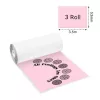 Phomemo kleur thermisch papierrollen 53mm x 6,5m 3-pack voor T02 M02 PRO M03 M04S