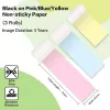 Phomemo kleur thermisch papierrollen 53mm x 6,5m 3-pack voor T02 M02 PRO M03 M04S