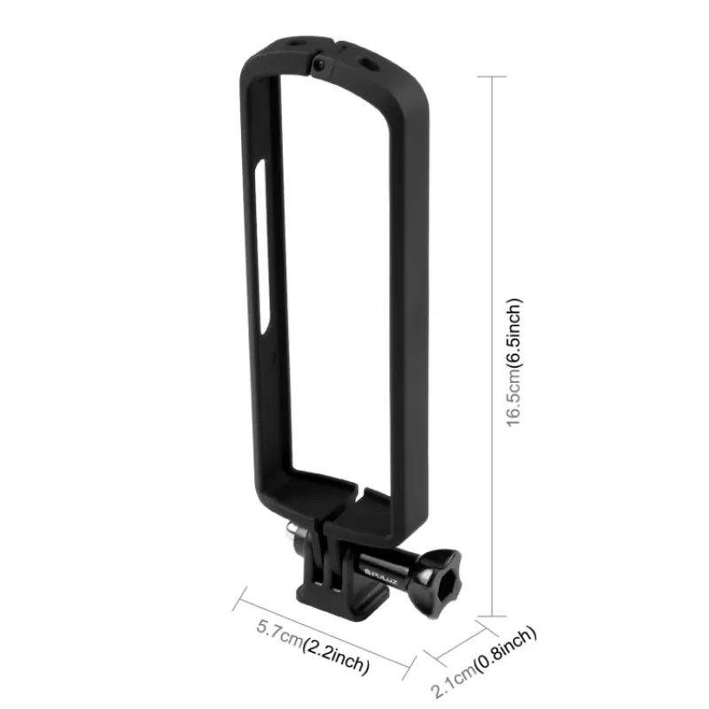 PULUZ framhouder beschermkooi voor Ricoh Theta SC2 - zwart
