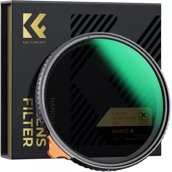 K&F Concept variabel ND-filter ND2-ND32 82mm True Color MRC Nano X