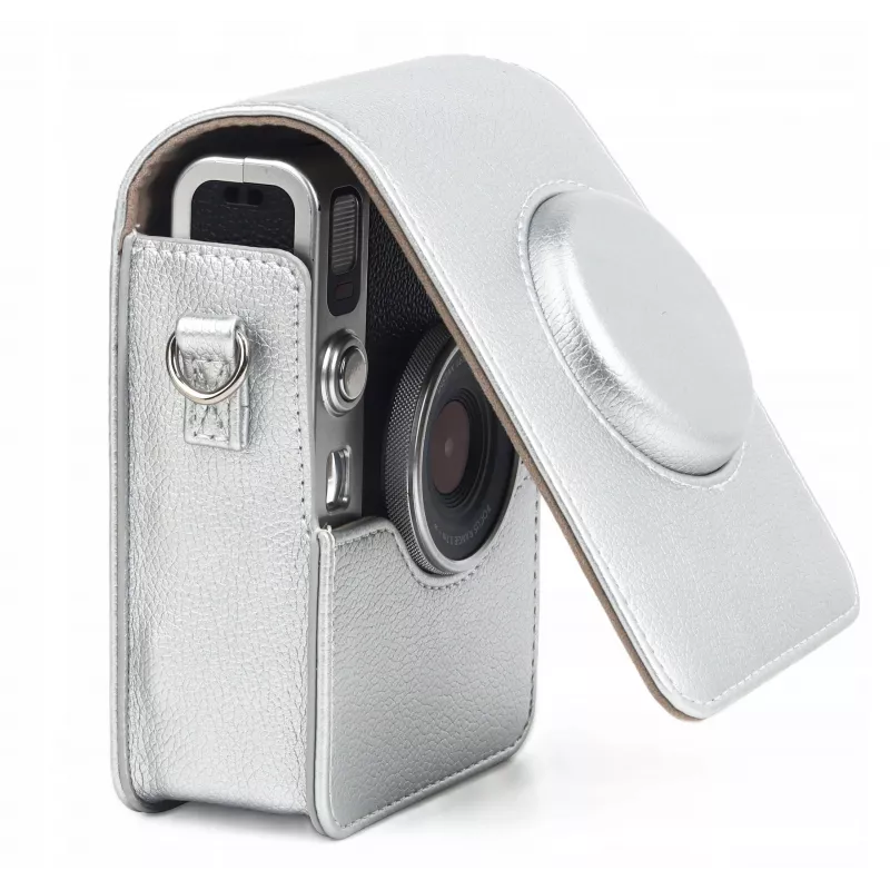 LOVEINSTANT case voor Fujifilm Instax Mini Evo - zilver