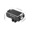 PULUZ PU995B adapterhouder 1/4 + GoPro-systeem voor DJI Osmo Action 4 / 3