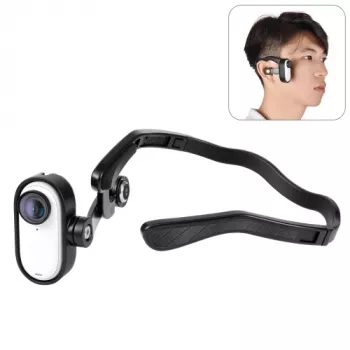 PULUZ magnetische hoofdriemhouder voor Insta360 GO 3 / GO 3S - zwart PU974B