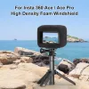 PULUZ windscherm schuimafdekking voor Insta360 Ace Pro / Insta360 Ace (zwart)