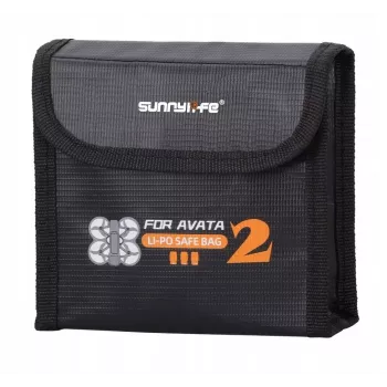 Sunnylife brandwerende tas voor 3x DJI Avata 2 accu's AT2-DC783-3