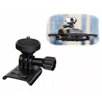 SUNNYLIFE cameraHouder voor DJI Avata 2, GoPro & 1/4 inch-schroefdraad, zwart/grijs