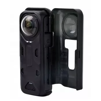 SUNNYLIFE Hard Shell Protective Case voor Insta360 X4 actiecamera - Zwart