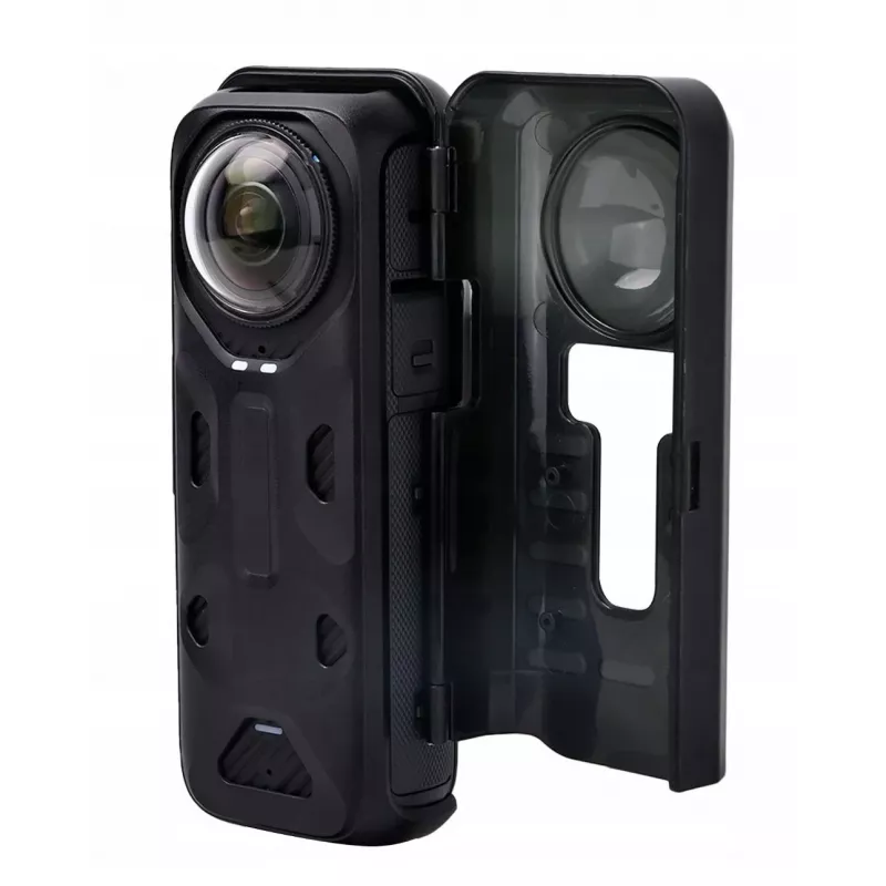 SUNNYLIFE Hard Shell Protective Case voor Insta360 X4 actiecamera - Zwart