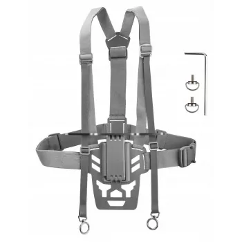 SUNNYLIFE borstband voor DJI RC Plus afstandsbediening - zwart